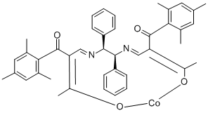 (1S,2S)-N,N'-BIS[3-OXO-2-(2,4,6-TRIMETHYLBENZOYL)BUTYLIDENE]-1,2-DIPHENYLETHYLENEDIAMINATO COBALT(II) CAS#: 171200-71-8