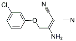 2-[1-AMINO-2-(3-CHLOROPHENOXY)ETHYLIDENE]MALONONITRILE CAS#: 343375-39-3