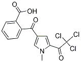 2-([1-METHYL-5-(2,2,2-TRICHLOROACETYL)-1H-PYRROL-3-YL]CARBONYL)BENZENECARBOXYLIC ACID CAS#: 338395-82-7