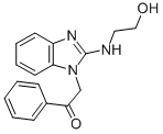 2-{2-[(2-hydroxyethyl)amino]-1H-benzimidazol-1-yl}-1-phenylethanone CAS#: 154055-44-4
