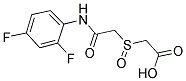 2-([2-(2,4-DIFLUOROANILINO)-2-OXOETHYL]SULFINYL)ACETIC ACID CAS#: 338793-83-2
