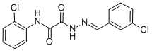 2-[2-(3-CHLOROBENZYLIDENE)HYDRAZINO]-N-(2-CHLOROPHENYL)-2-OXOACETAMIDE CAS#: 330640-22-7