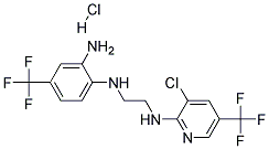 2-{2-[3-Chloro-5-(trifluoromethyl)pyridin-2-ylamino]ethyl}amino-5-(trifluoromethyl)aniline hydrochloride CAS#: 317822-50-7