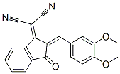 2-(2-(3,4-DIMETHOXYBENZYLIDENE)-3-OXO-2,3-DIHYDRO-1H-INDEN-1-YLIDENE)MALONONITRILE CAS#: 337919-06-9