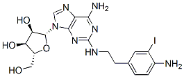 2-(2-(4-amino-3-iodophenyl)ethylamino)adenosine CAS#: 161536-31-8