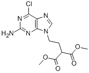[2-(2-Amino-6-chloro-9H-purin-9-yl)ethyl]propanedioic acid dimethyl ester CAS#: 172529-93-0