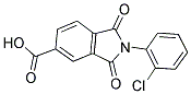 2-(2-CHLORO-PHENYL)-1,3-DIOXO-2,3-DIHYDRO-1H-ISOINDOLE-5-CARBOXYLIC ACID CAS#: 160878-86-4