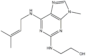 2-(2-HYDROXYETHYLAMINO)-6-(ISOPENT-2-ENYLAMINO)-9-METHYLPURINE CAS#: 158982-16-2