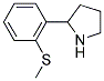 2-[2-(METHYLSULFANYL)PHENYL]PYRROLIDINE CAS#: 383127-60-4