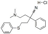2-(2-dimethylaminoethyl)-2-phenyl-4-phenylsulfanyl-butanenitrile hydrochloride CAS#: 41932-64-3