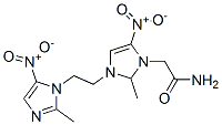 2-[2-methyl-3-[2-(2-methyl-5-nitro-imidazol-1-yl)ethyl]-5-nitro-2H-imi dazol-1-yl]acetamide CAS#: 154094-96-9
