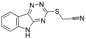 2-(2,3,6-TRIAZINO[5,4-B]INDOL-3-YLTHIO)ETHANENITRILE CAS#: 332110-24-4