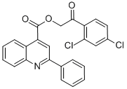 2-(2,4-dichlorophenyl)-2-oxoethyl 2-phenyl-4-quinolinecarboxylate CAS#: 355434-00-3