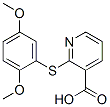 2-(2,5-DIMETHOXYPHENYLTHIO)PYRIDINE-3-CARBOXYLIC ACID CAS#: 175135-77-0