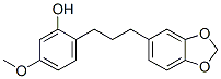 2-[3-(1,3-Benzodioxol-5-yl)propyl]-5-methoxyphenol CAS#: 41365-30-4