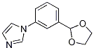 2-[3-(1H-imidazol-1-yl)phenyl]-1,3-dioxolane CAS#: 151055-85-5