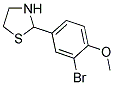 2-(3-BROMO-4-METHOXYPHENYL)-1,3-THIAZOLIDINE CAS#: 312732-76-6