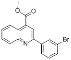 2-(3-BROMO-PHENYL)-QUINOLINE-4-CARBOXYLIC ACID METHYL ESTER CAS#: 350989-85-4
