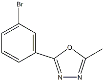 2-(3-Bromophenyl)-5-methyl-1,3,4-oxadiazole CAS#: 41491-53-6