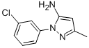 2-(3-CHLORO-PHENYL)-5-METHYL-2H-PYRAZOL-3-YLAMINE CAS#: 40401-41-0