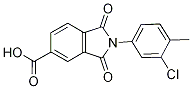 2-(3-Chloro-4-methylphenyl)-1,3-dioxoisoindoline-5-carboxylic acid CAS#: 313260-37-6