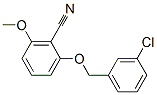 2-(3-Chlorobenzyloxy)-6-methoxybenzonitrile CAS#: 175204-01-0