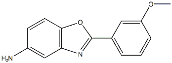 2-(3-methoxyphenyl)-1,3-benzoxazol-5-amine CAS#: 313527-38-7