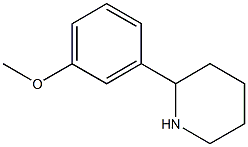 2-(3-methoxyphenyl)piperidine CAS#: 383128-22-1