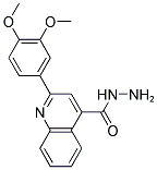 2-(3,4-DIMETHOXY-PHENYL)-QUINOLINE-4-CARBOXYLIC ACID HYDRAZIDE CAS#: 350997-66-9