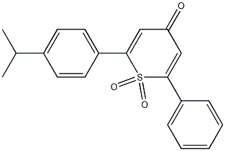 2-[4-(1-Methylethyl)phenyl]-6-phenyl-4H-thiopyran-4-one 1,1-dioxide CAS#: 174493-23-3