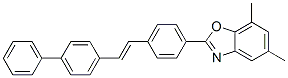 2-[4-[2-([1,1'-biphenyl]-4-yl)vinyl]phenyl]-5,7-dimethylbenzoxazole CAS#: 40704-04-9