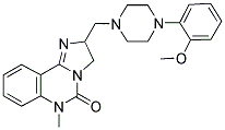 2-[[4-(2-METHOXYPHENYL)PIPERAZIN-1-YL] METHYL]-6-METHYL-2,3-DIHYDROIMIDAZO[1,2C]QUINAZOLIN-5(6H)-ONE CAS#: 149847-77-8