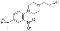 2-[4-[2-NITRO-4-(TRIFLUOROMETHYL)PHENYL]PIPERAZINO]-1-ETHANOL CAS#: 330633-81-3