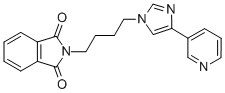 2-[4-[4-(3-Pyridinyl)-1H-imidazol-1-yl]butyl]-1H-isoindole-1,3(2H)-dione CAS#: 173838-67-0
