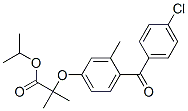 2-[4-(4-Chlorobenzoyl)-3-methylphenoxy]-2-methylpropanoic acid isopropyl ester CAS#: 42019-35-2