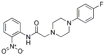 2-[4-(4-FLUOROPHENYL)PIPERAZINO]-N-(2-NITROPHENYL)ACETAMIDE CAS#: 329778-01-0