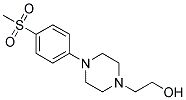 2-(4-[4-(METHYLSULFONYL)PHENYL]PIPERAZIN-1-YL)ETHANOL CAS#: 166438-70-6