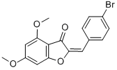 2-(4-BROMOBENZYLIDENE)-4,6-DIMETHOXYBENZOFURAN-3-ONE CAS#: 350982-89-7