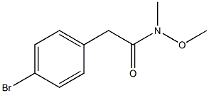 2-(4-BROMOPHENYL)-N-METHOXY-N-METHYLACETAMIDE CAS#: 149652-50-6
