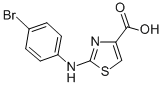 2-(4-Bromo-phenylamino)-thiazole-4-carboxylic acid CAS#: 165682-80-4