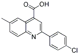 2-(4-CHLORO-PHENYL)-6-METHYL-QUINOLINE-4-CARBOXYLIC ACID CAS#: 351332-56-4