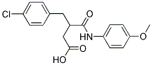 2-(4-CHLOROBENZYL)-N-(4-METHOXYPHENYL) SUCCINAMIC ACID CAS#: 312608-46-1
