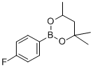2-(4-FLUOROPHENYL)-4,4,6-TRIMETHYL-1,3,2-DIOXABORINATE CAS#: 173341-99-6