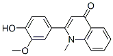 2-(4-Hydroxy-3-methoxyphenyl)-1-methylquinolin-4(1H)-one CAS#: 40444-99-3