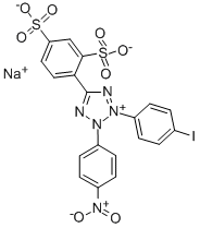 (2-(4-Iodophenyl)-3-(4-nitrophenyl)-5-(2,4-disulfophenyl)-2H-tetrazolium sodium salt CAS#: 150849-52-8