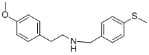 [2-(4-METHOXY-PHENYL)-ETHYL]-(4-METHYLSULFANYL-BENZYL)-AMINE CAS#: 331970-71-9