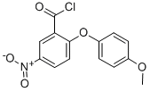 2-(4-METHOXYPHENOXY)-5-NITROBENZENE-1-CARBONYL CHLORIDE CAS#: 175135-69-0