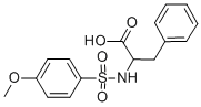 2-([(4-METHOXYPHENYL)SULFONYL]AMINO)-3-PHENYLPROPANOIC ACID CAS#: 40280-00-0