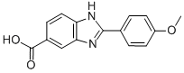 2-(4-Methoxyphenyl)-1H-benzimidazole-5-carboxylic acid CAS#: 174422-17-4