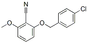 2-[(4-chlorobenzyl)oxy]-6-methoxybenzonitrile CAS#: 175204-00-9